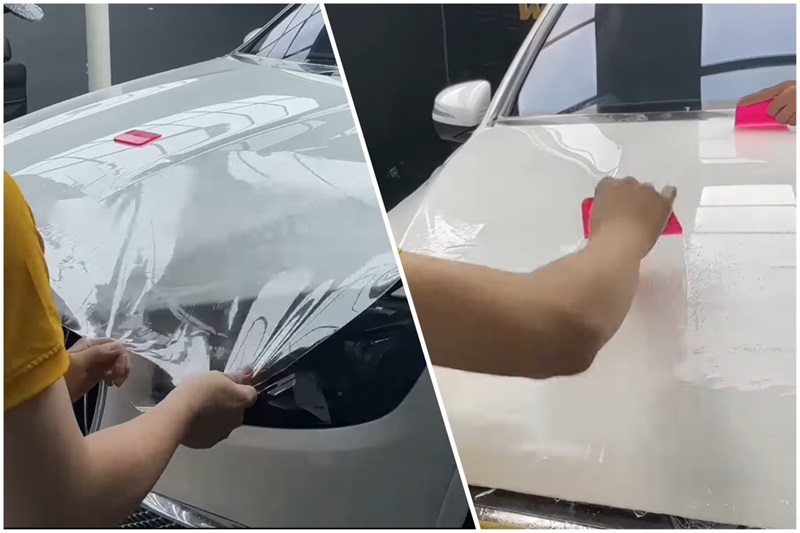 Dán phim PPF bảo vệ sơn xe ô tô