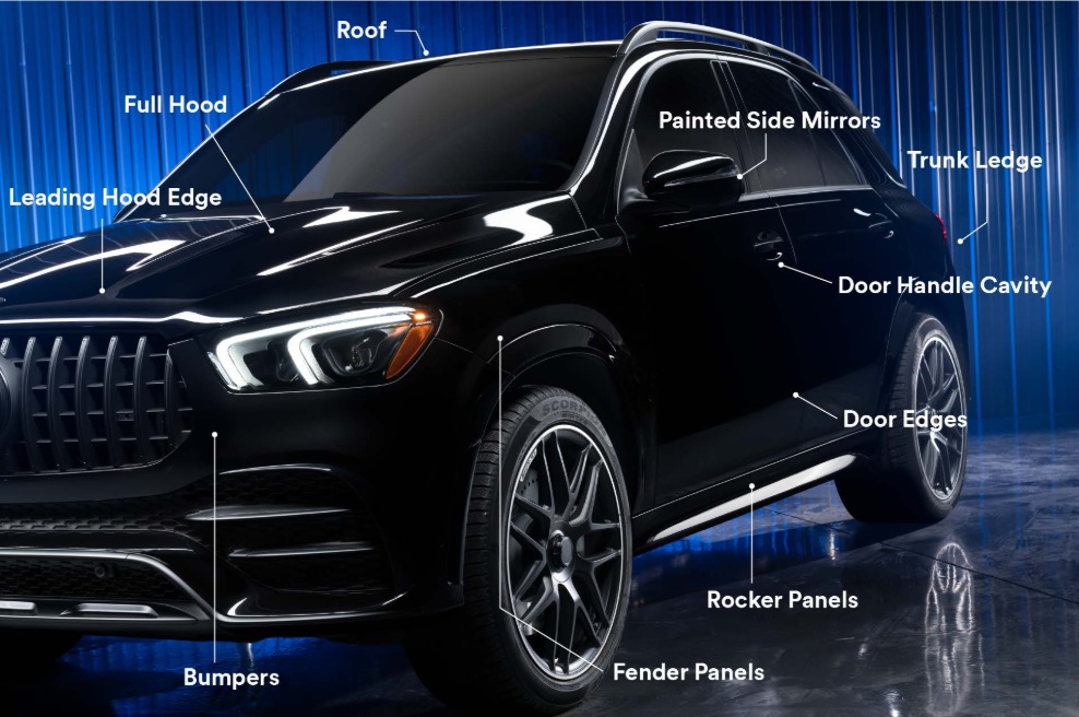 Phim PPF 3M 150 Gloss được dán trên ô tô